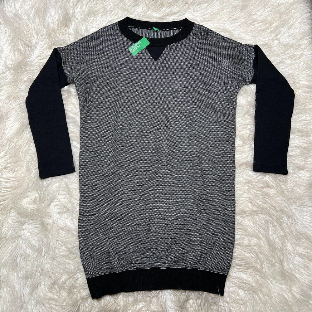 UNITED COLORS OF BENETTON WOMENS SWEATER DRESS SIZE MEDIUM